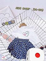 Костюм двійка дитяча футболка зі спідницею на дівчинку 2-5 років "FUNTIK" недорого від прямого постачальника