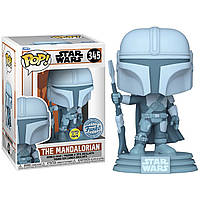 Фигурка Exclusive Фанко Поп Звёздные войны Мандалорец Funko Pop Star Wars The Mandalorian 10 см SW GW 345 AIW