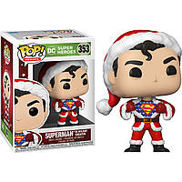 Фигурка Фанко Поп Супер герои Супермен Funko Pop Super Heroes Holidays Superman 10 см SН S 353 AIW 72