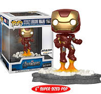 Фигурка Эксклюзив Фанко Поп Железный Человек Мстители Funko Pop Iron Man Avengers Assemble Diorama 15 см