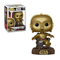 Фигурка Фанко Поп Funko Pop Star Wars C-3PO Звёздные Войны Си-3ПО 10 см FP SW CPO 609 AIW 520