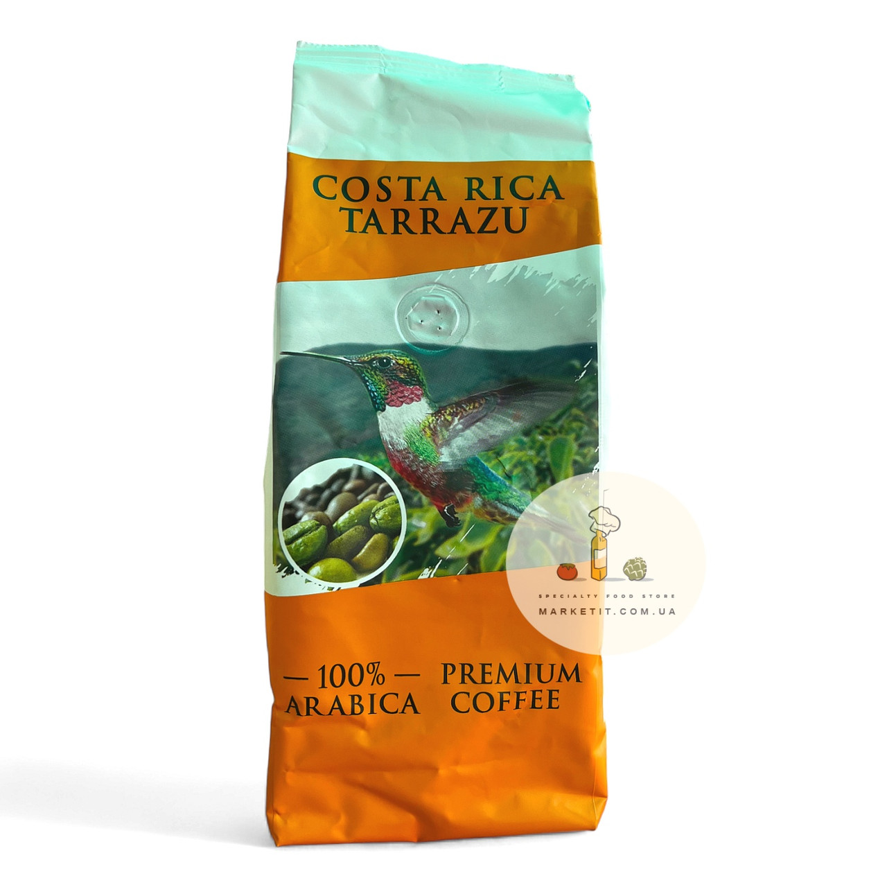 Кава в зернах Costa Rica Tarrazu 100% Арабіка моносорт 500 г.