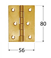 Петля книжка Domax ZS 80х56х1,5