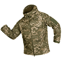 Camotec КУРТКА CM STALKER SOFTSHELL ММ14, военная зимняя куртка пиксель, тактическая куртка, теплая куртка RAD
