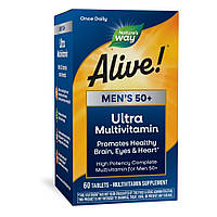 Витамины и минералы Nature's Way Alive! Once Daily Men s 50+ Ultra, 60 таблеток