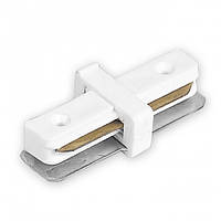 Конектор прямий Feron LD1100 білий для з'єднання шиноводу CAB1100