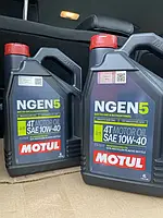 Масло моторное для мотоциклов Motul 10W40 NGEN 5 4T 4л. (API SP/JASO MA2) 839141 - Франция