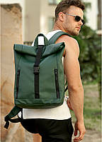 Рюкзак мужской Roll зеленый, модный рюкзак для мужчин, городской рюкзак, удобный рюкзак MIVAX