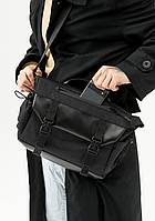 Чоловіча сумка для ноутбука Чорний, сумка через плече, сумка для хлопців MIVAX