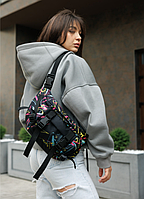 Женская поясная сумка с Принтом "ABSTRACT", удобная сумка на пояс для девушек MIVAX