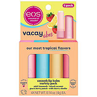 Набір бальзамів для губ EOS 4 Pack Limited Edition Vacay Vibes Lip Balm Sticks