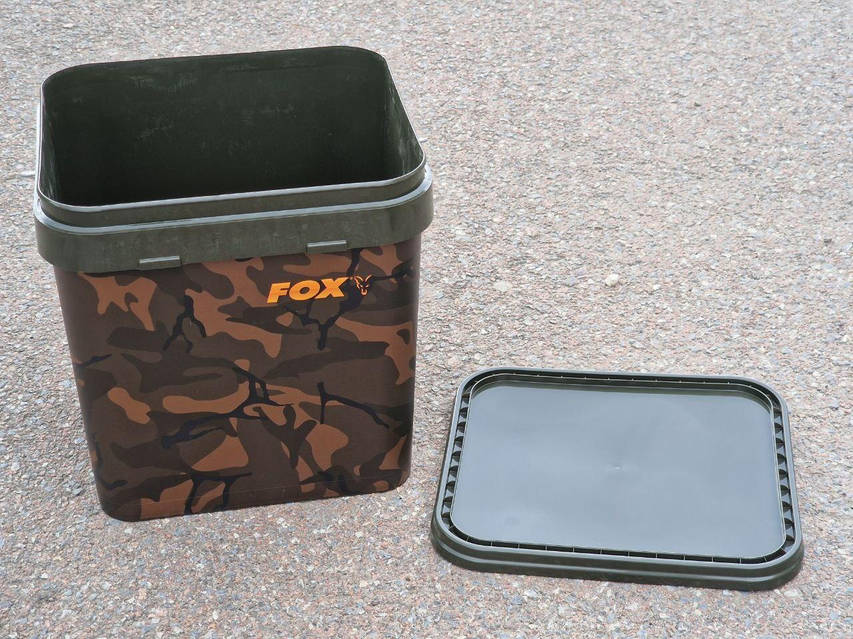 Купить Ведро с крышкой FOX Camo square bucket 17L (CBT007
