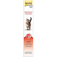 Ласощі для кішок GimCat G-421612 401324 Multi-Vitamin Paste Extra 100 г (4002064401324) ET, код: 7623684