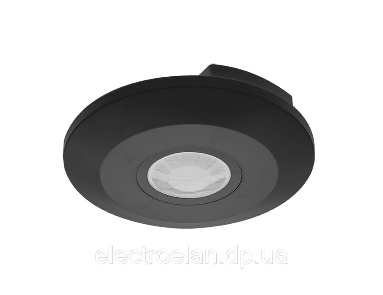Датчик Руху (Накладний) Cr-Cr3M00-10 Mini, Max.2000W, Ip20, 360⁰, R 6М, Чорний GTV
