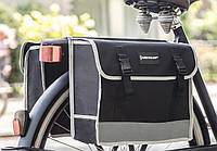 Велосипедная сумка на багажник велосумка 26L Dunlop черная Toyvoo Велосипедна сумка на багажник велосумка 26L