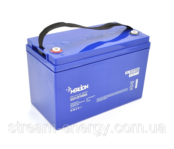 Гелевий акумулятор 100Ah MERLION ORBUS GLO12V100Ah, фото 1