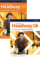 Headway Pre-intermediate (5th edition) комплект Sb+Wb