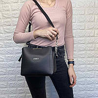 Чорна Жіноча міні сумочка на плече з штучної шкіри Зара якісна класична маленька сумка для дівчат Zara Toyvoo