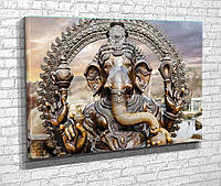Картина в гостиную спальню для интерьера Индийское божество KIL Art 51x34 см (574) z16-2024