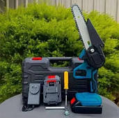 Потужна пила ланцюгова MAKITA акумуляторна 16СМ DUC 155 Z 48 V 5 AH, 2 Акумулятори, кейс, інструкція