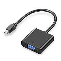 Перехідник-конвертер mini DisplayPort (M) - VGA (F) TRY Plug чорний