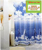 Вінілова шторка для ванної кімнати Shower curtain, розмір 180х180 див.