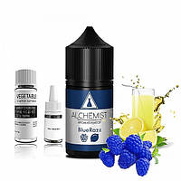 Набор заправка для пода ALCHEMIST 30 мл. 50 мг Синяя малина, жижа для электронки, самозамес с никотином LL