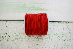 Шнур плетений нейлоновий 0,8мм червоний