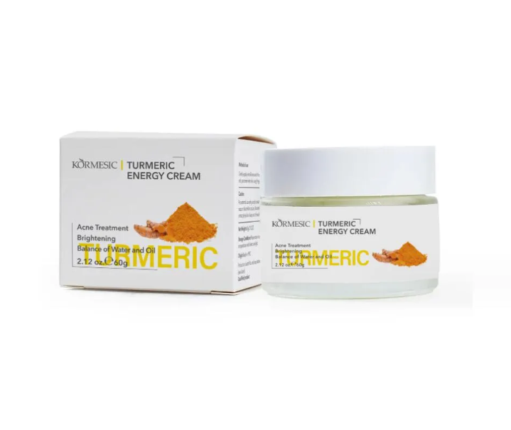 Опт 3 шт. Відновлюючий Крем для обличчя з екстрактом кореня Куркуми від KORMESIC з Бетаїном освітлювальний, 60g, фото 1