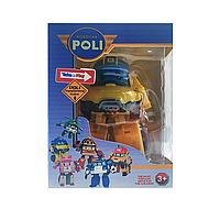 Игрушечный трансформер Робокар Поли 83168 робот+машинка (Желтый) Toyvoo Іграшковий трансформер Робокар Полі