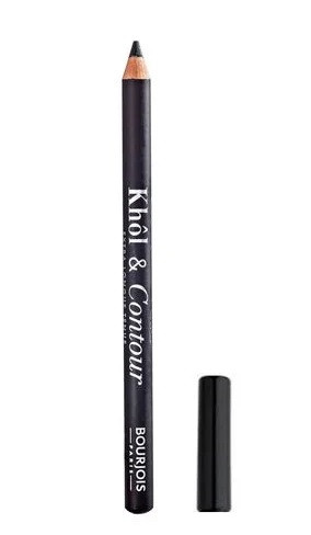 Олівець для очей Bourjois Khol&Contour 001 Noir-Issime з точилом, 1.2 г, фото 1