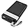 Зовнішній акумулятор повербанк Power bank Hoco J73 30000mAh |2USB/Type-C/Micro, Ліхтарик, 2A | Чорний, фото 6