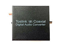 Конвертер цифрового звука из оптического optical toslink spdif в coaxial коаксиальный Digital Audio ADCN0002M1