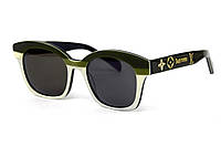 Черные брендовые женские очки для солнца очки солнцезащитные Louis Vuitton Toyvoo Чорні брендові жіночі