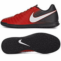 Футзалки Nike TiempoX RIO IV IC 897769-616 (красно-черные)