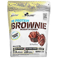 Низкокалорийный продукт Olimp Nutrition Hi Protein Protein Brownie 500 g /10 servings/ Chocolate z19-2024