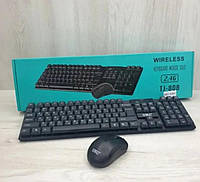 Клавіатура keyboard + мишка wireless tj 808 безпровідний комплект клавіатура і миша