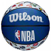 Мяч баскетбольный Wilson NBA ALL TEAM Outdoor (WTB1301XBNBA)