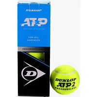 Мячи на теннисе Dunlop ATP PRESSURELESS 3ball (3шт.) 601400