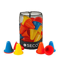Набор конусов для тренировки SECO 8 см 4 цвета (40 штук)