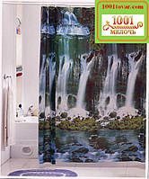 Вінілова шторка для ванної кімнати Shower curtain, розмір 180х180 див.