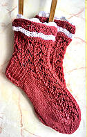 Вязаные носки для женщин ручной работы