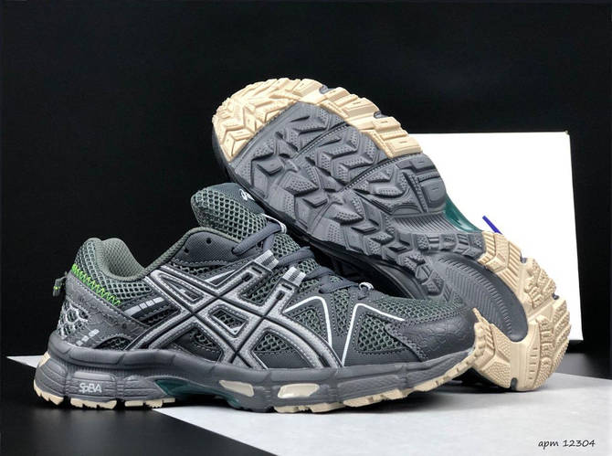 Мужские кроссовки ASICS Gel Kahana 8 серые кроссовки асикс гель кахана ...