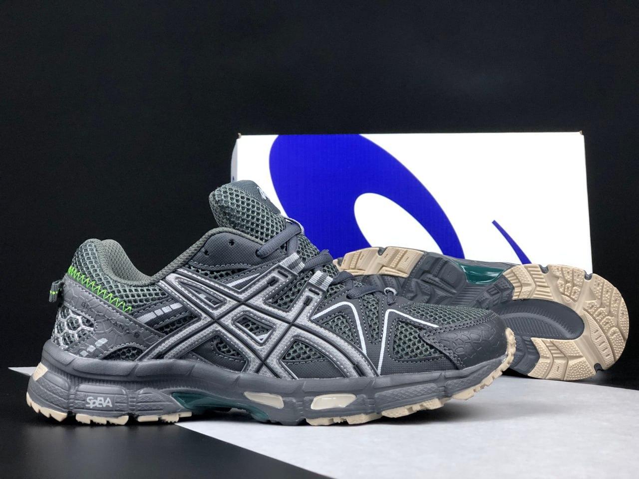 Мужские кроссовки ASICS Gel Kahana 8 серые кроссовки асикс гель кахана ...
