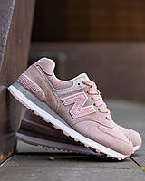 New Balance 574 Pink White