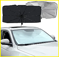 Зонтик солнцезащитный на лобовое стекло авто 79X145см