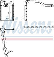 Радиатор отопления HYUNDAI I20 (PB, PBT) 2008-2015 г.