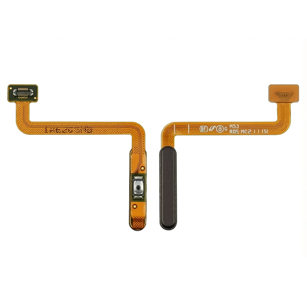 DR Шлейф для Samsung M336 Galaxy M33 з кнопкою вмик./вимк. коричневим сканером відбитка пальця, фото 1