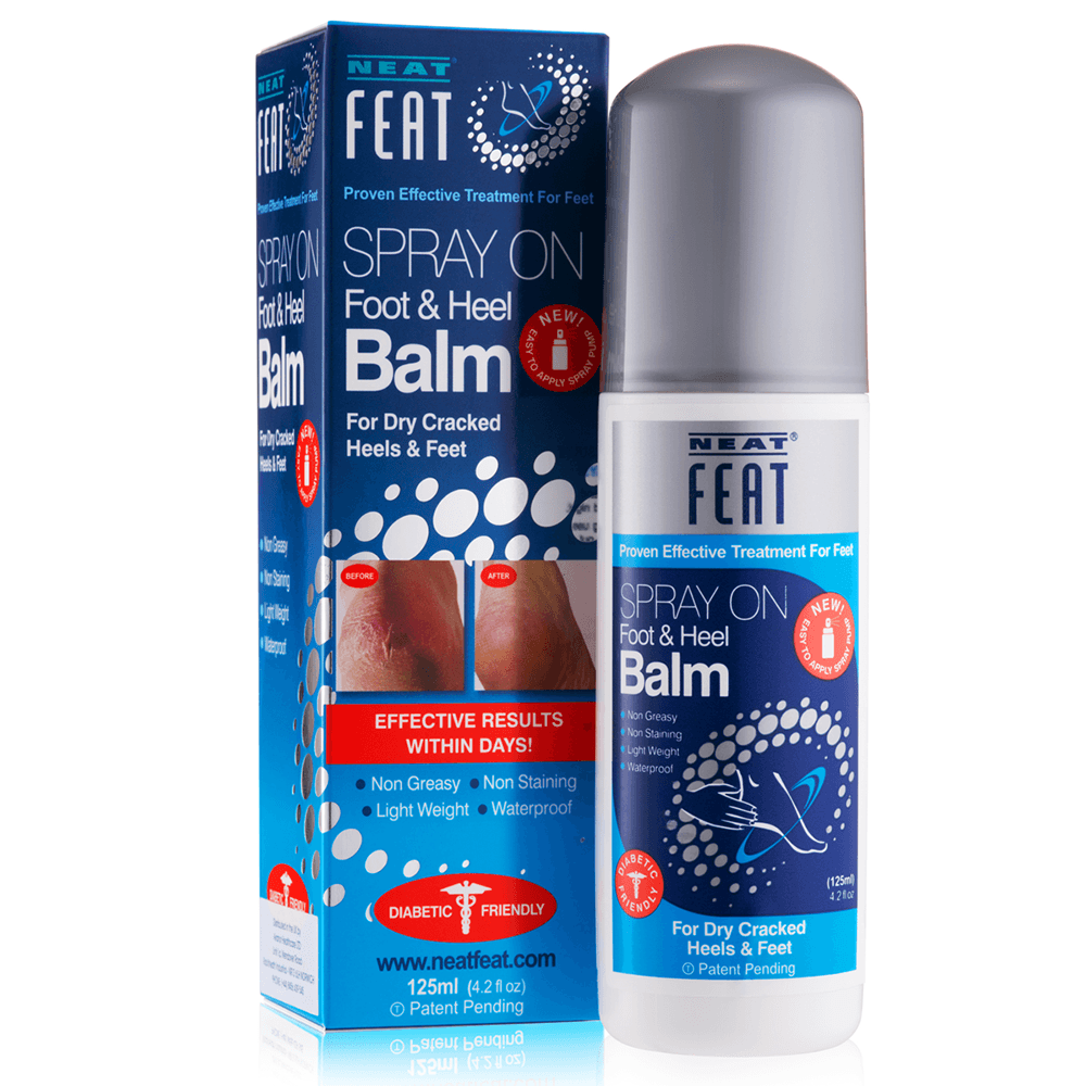 Спрей проти тріщин п'ятах і ступнях Neat Feat Spray On Foot & Heel Balm 125 мл, фото 1