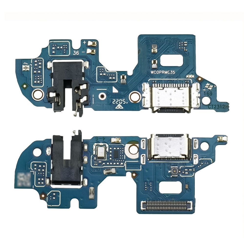 DR Роз'єм заряджання для Realme C35/9i (5G)/Narzo 50Y на платі з мікрофоном і компонентами, фото 1